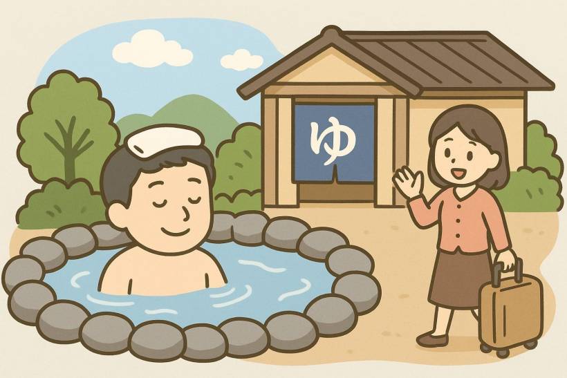 「日帰り入浴」と「チェックアウト後の入浴」について