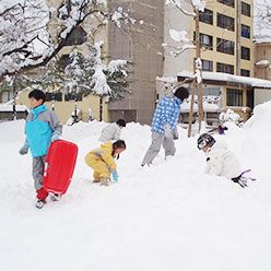 雪あそび