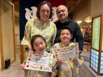  【温泉デビュー証明書】12月20日「のり」君＆「かや」ちゃん